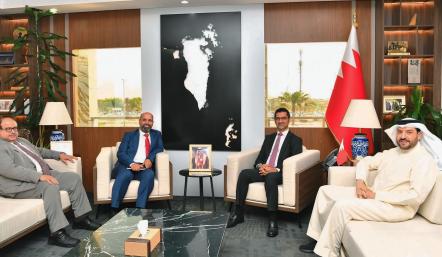 وزير شؤون البلديات والزراعة يستقبل الممثل الإقليمي للمنظمة العالمية للصحة الحيوانية في الشرق الأوسط