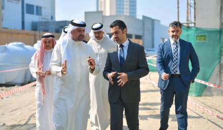 وزير البلديات والزراعة يتفقد مشروع "سيف داون تاون" ويؤكد أهميته في التنمية الحضرية