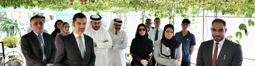 وزير شؤون البلديات والزراعة والأمين العام للمبادرة الوطنية لتنمية القطاع الزراعي يتفقدان مركز الحاضنات الزراعية في هورة عالي